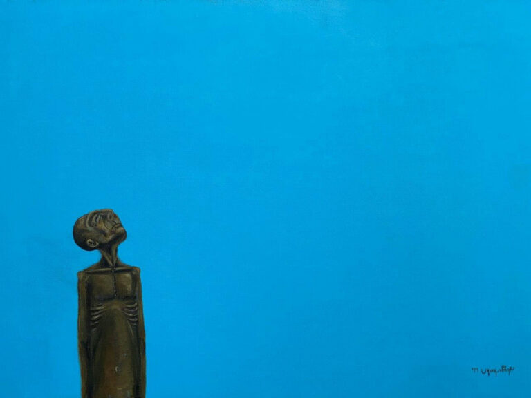 Koosha Moossavi. Untitled. Acrylic on canvas, 50x70 cm.2020