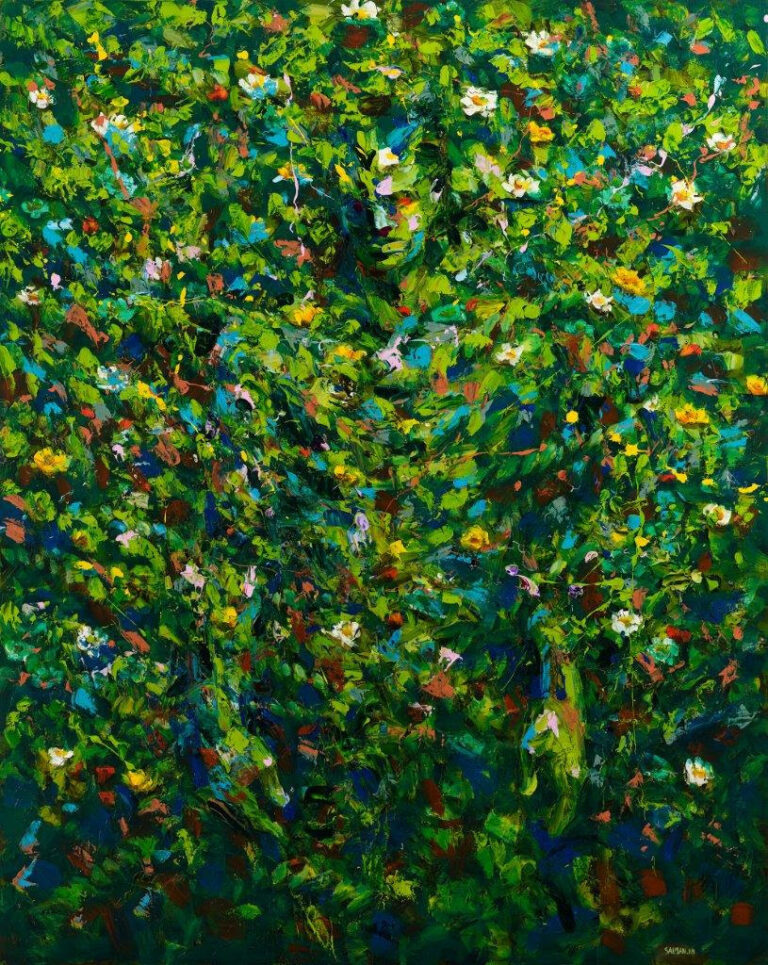 Blend, Oil on canvas, 150x120 cm. 2018