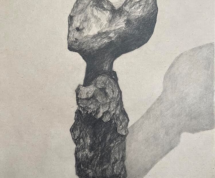 Sara Assareh, Untitled. Pencil on paper. 29x21 cm. 2023.