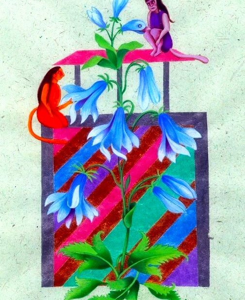 Parisa-Manijeh Hejazi. gauche on handmade paper 37x26 cm