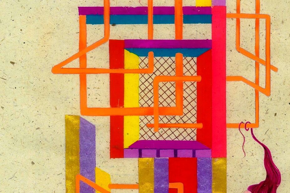 Parisa-Manijeh Hejazi. gauche on handmade paper 37x26 cm