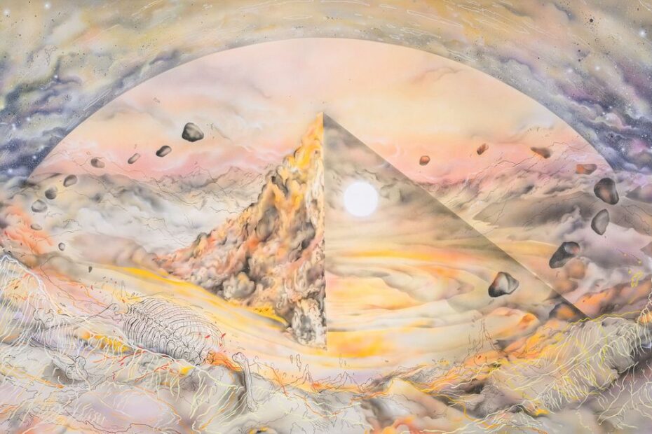 Maryam Farshad Time Flowed on Golden Peak
