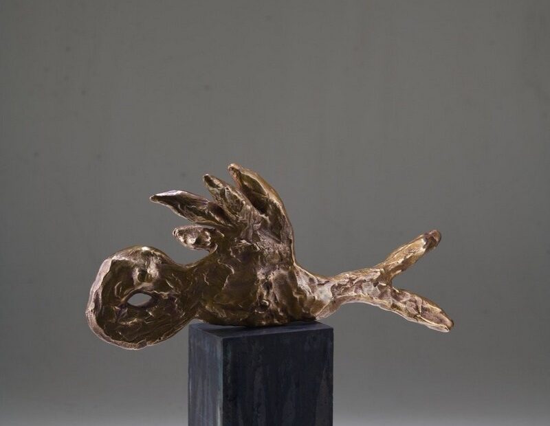 Embodiment. Bronze statue. 27x5x26 cm. Year 2025. In 19 editions.