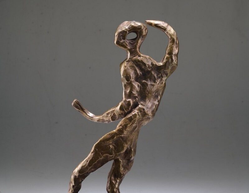 Embodiment. Bronze statues. Size 20x14x37.5 cm