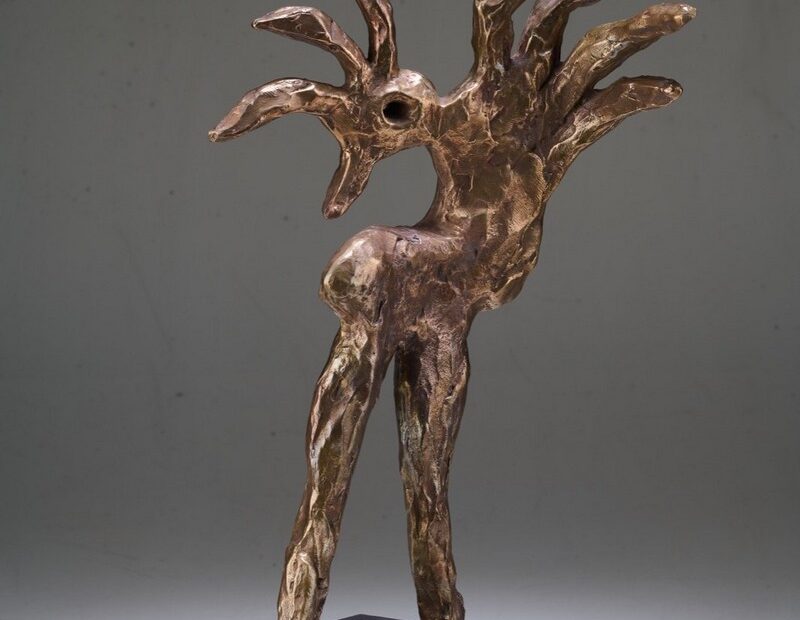 Embodiment. Bronze statues. Size 20x22x44 cm. Year 2025. In 19 editions